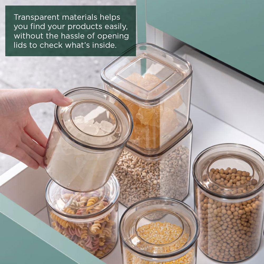[Morilins Home] Airtight Food Storage Containers, BPA Free Plastic Food Grade Containers with silicone seal lids, for Kitchen Pantry Organization and Storage