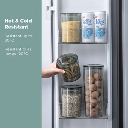 [Morilins Home] Airtight Food Storage Containers, BPA Free Plastic Food Grade Containers with silicone seal lids, for Kitchen Pantry Organization and Storage