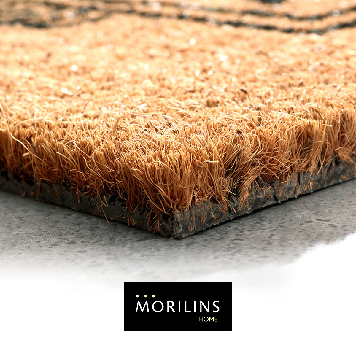 [Morilins Home] Coconut Husk Entrance Floor Mat - Large, Durable, and Eco-Friendly Mat for Your Home or Business - Provides Efficient Scrubbing Action for Clean and Tidy Floors