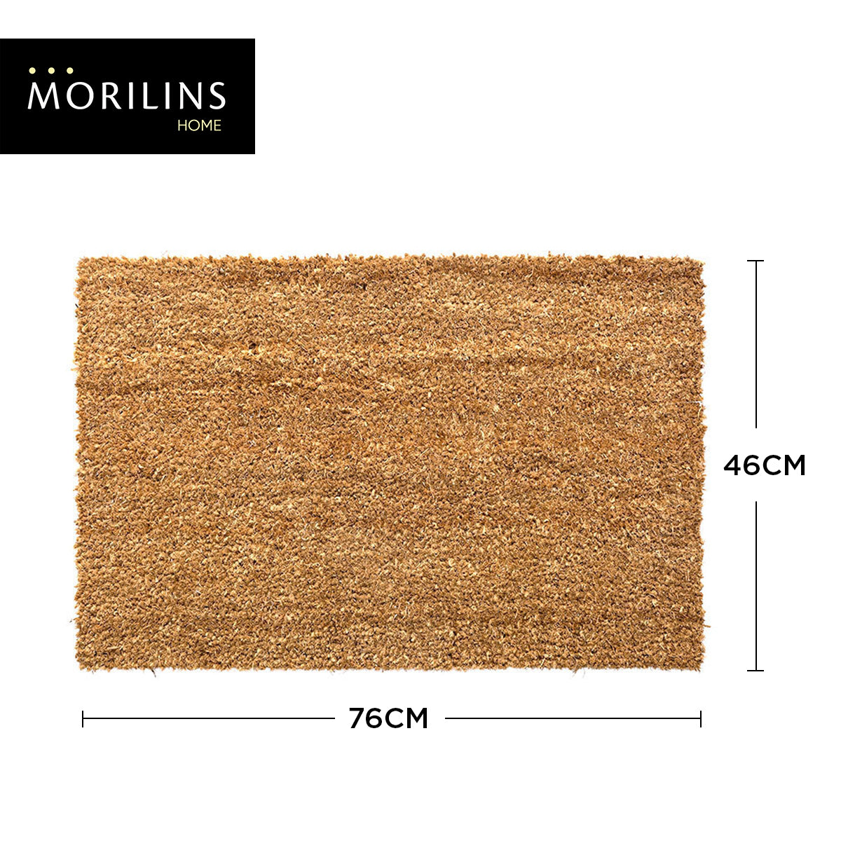 [Morilins Home] Coconut Husk Entrance Floor Mat - Large, Durable, and Eco-Friendly Mat for Your Home or Business - Provides Efficient Scrubbing Action for Clean and Tidy Floors