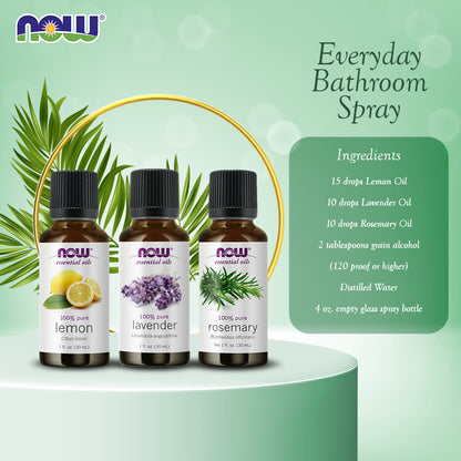 Everyday Bathroom Spray - Lemon, Lavender, Rosemary