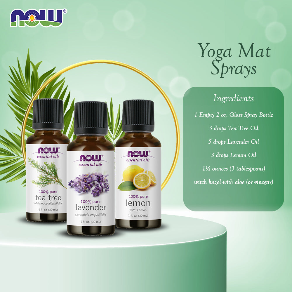 Yoga Mat Sprays : Purifying Mat Cleanser - Tea Tree, Lavender, Lemon
