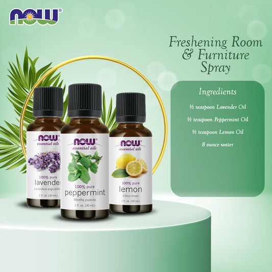 Freshening Room & Furniture Spray - Lavender, Peppermint, Lemon