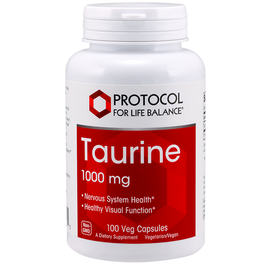 Protocol for Life Balance, Taurine, 1,000 mg, 100 Veg Capsules
