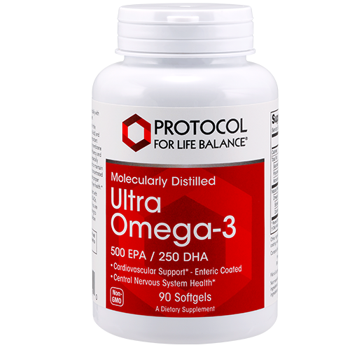 Protocol for Life Balance, Ultra Omega-3, 500 EPA / 250 DHA, 90 Softgels