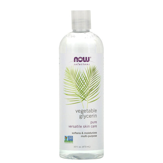 NOW Solutions, Vegetable Glycerin, 100% Pure, Versatile Skin Care, Softening and Moisturizing, 16-Ounce (473 ml)