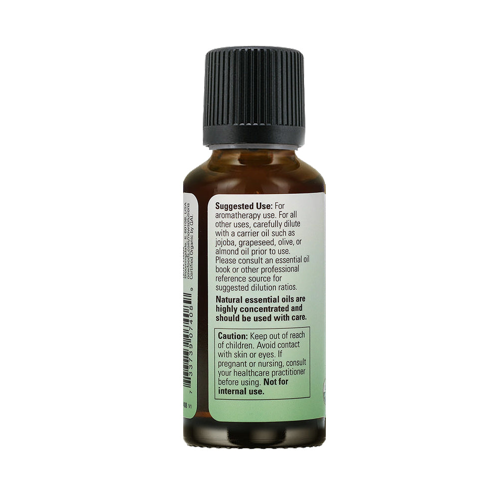 NOW Essential Oils, Organic Clove Oil, Balancing Aromatherapy Scent, Steam Distilled, 100% Pure, Vegan, Child Resistant Cap, 1-Ounce ( 30 ml)