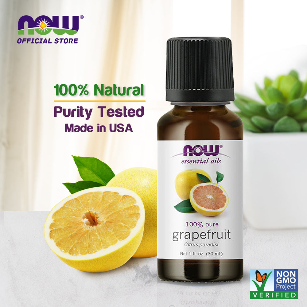 Now Essential Oils, 3 Variety of 30ml: Purifying Room - Tea Tree, Grapefruit, Lemon