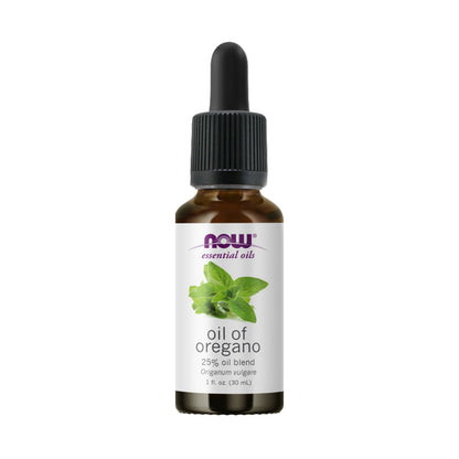 NOW Foods Oil of Oregano, 25% Blend of Pure Oregano Oil in Pure Olive Oil, Comforting Aromatherapy Scent, 1-Ounce (30ml) - Bloom Concept Malaysia