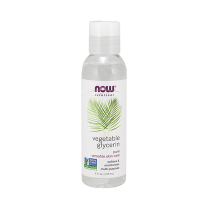 NOW Solutions, Vegetable Glycerin, 100% Pure, Versatile Skin Care, Softening and Moisturizing, 4-Ounce (118ml) - Bloom Concept Malaysia