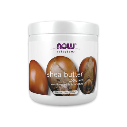 NOW Solutions, Shea Butter, Skin Emollient, Seals in Moisture for Dry Rough Skin, 7-Ounce (207ml)