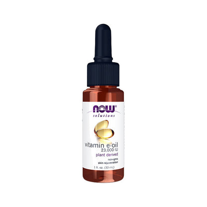 NOW Solutions, E-Oil 23,000 IU, Natural Skin Rejuvenation, Skin Moisturizer, 1 oz (30 ml) - Bloom Concept Malaysia