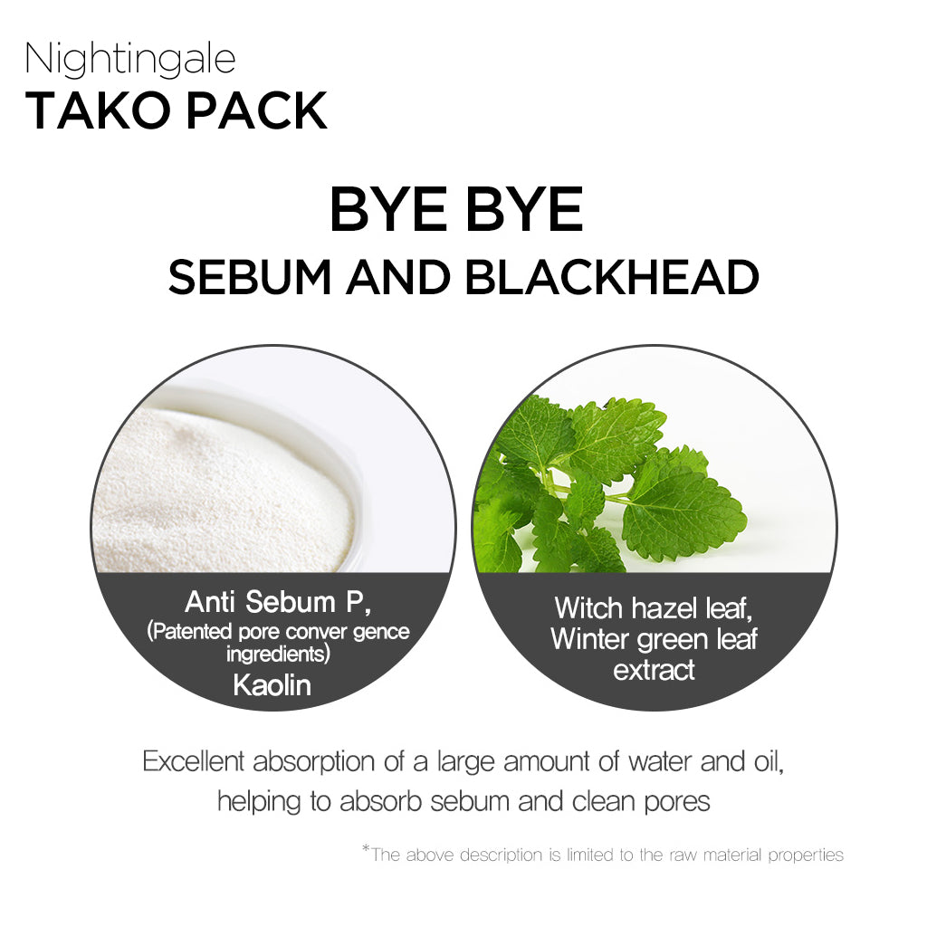 NIGHTINGALE Tako Pack - 3-Step Blackhead Clear Solution for Nose (3 Sets of 3)