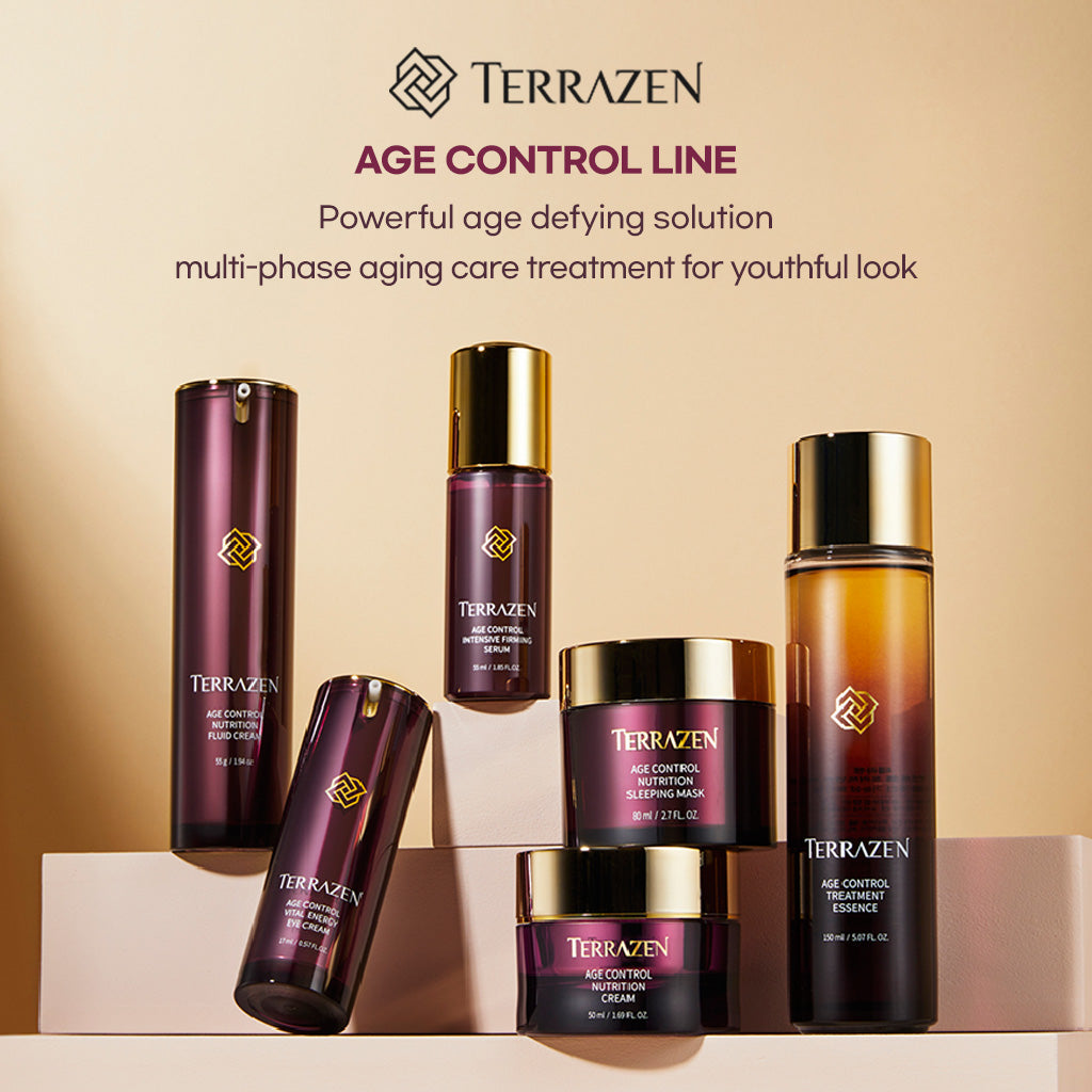 TERRAZEN Age Control Vital Energy Eye Cream: Plant Stem Cell, Real Protein, Hyaluronic Acid & Vitamin Infused Formula (17ml)