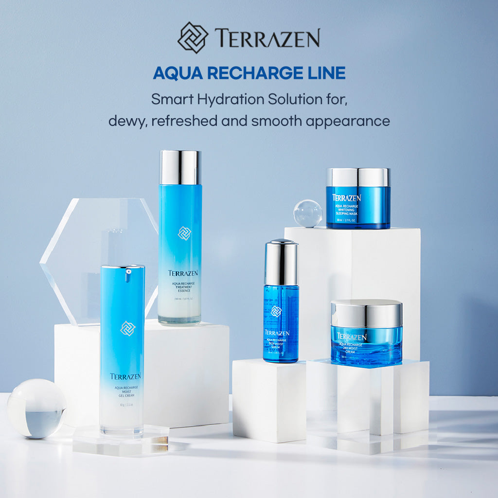 TERRAZEN Aqua Recharge Whitening Sleeping Mask: Overnight Rejuvenation for Brighter, More Hydrated Skin (80ml)