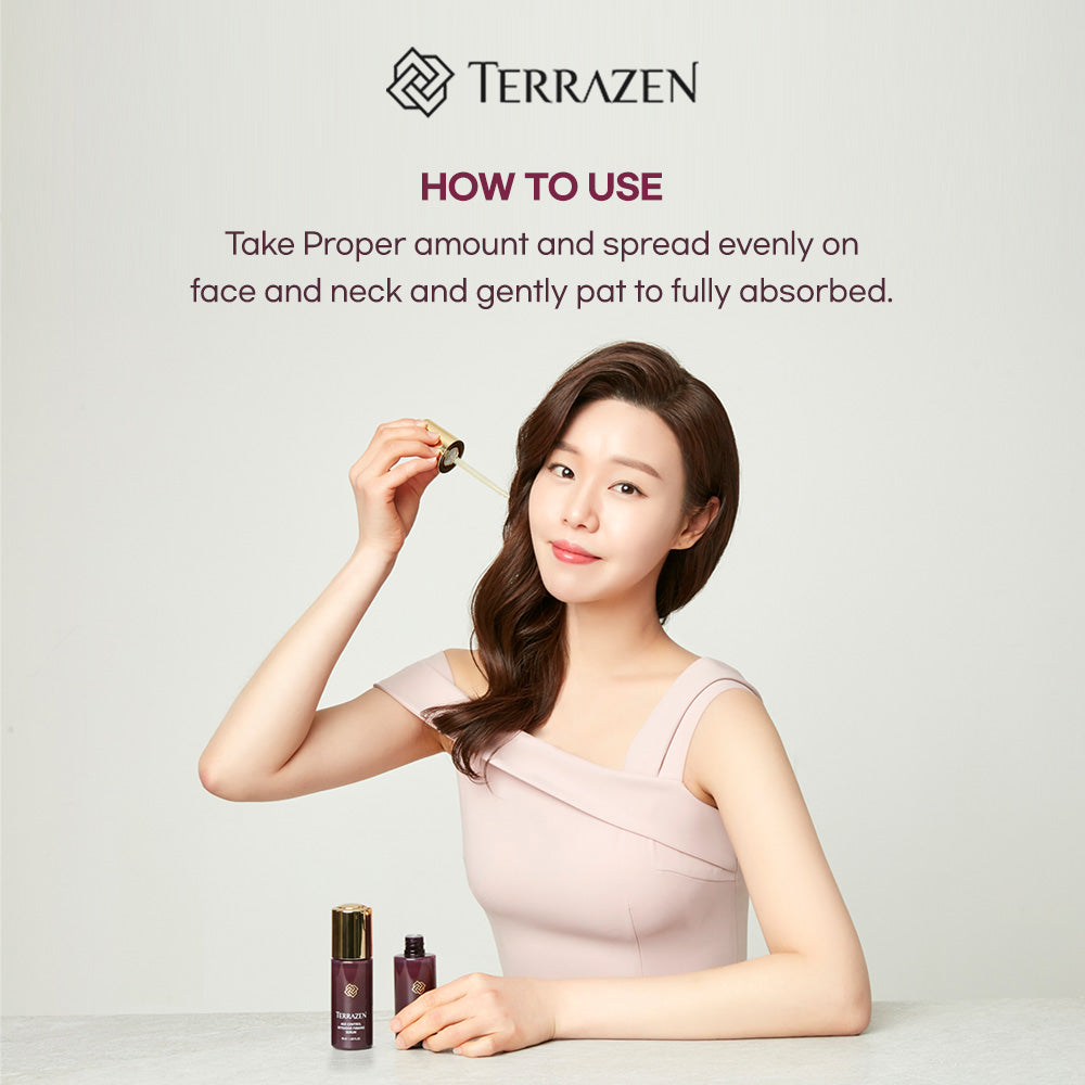 TERRAZEN Age Control Intensive Firming Serum: Micro-Nutrition for Firm, Youthful Skin with Peptide & Collagen (55ml)