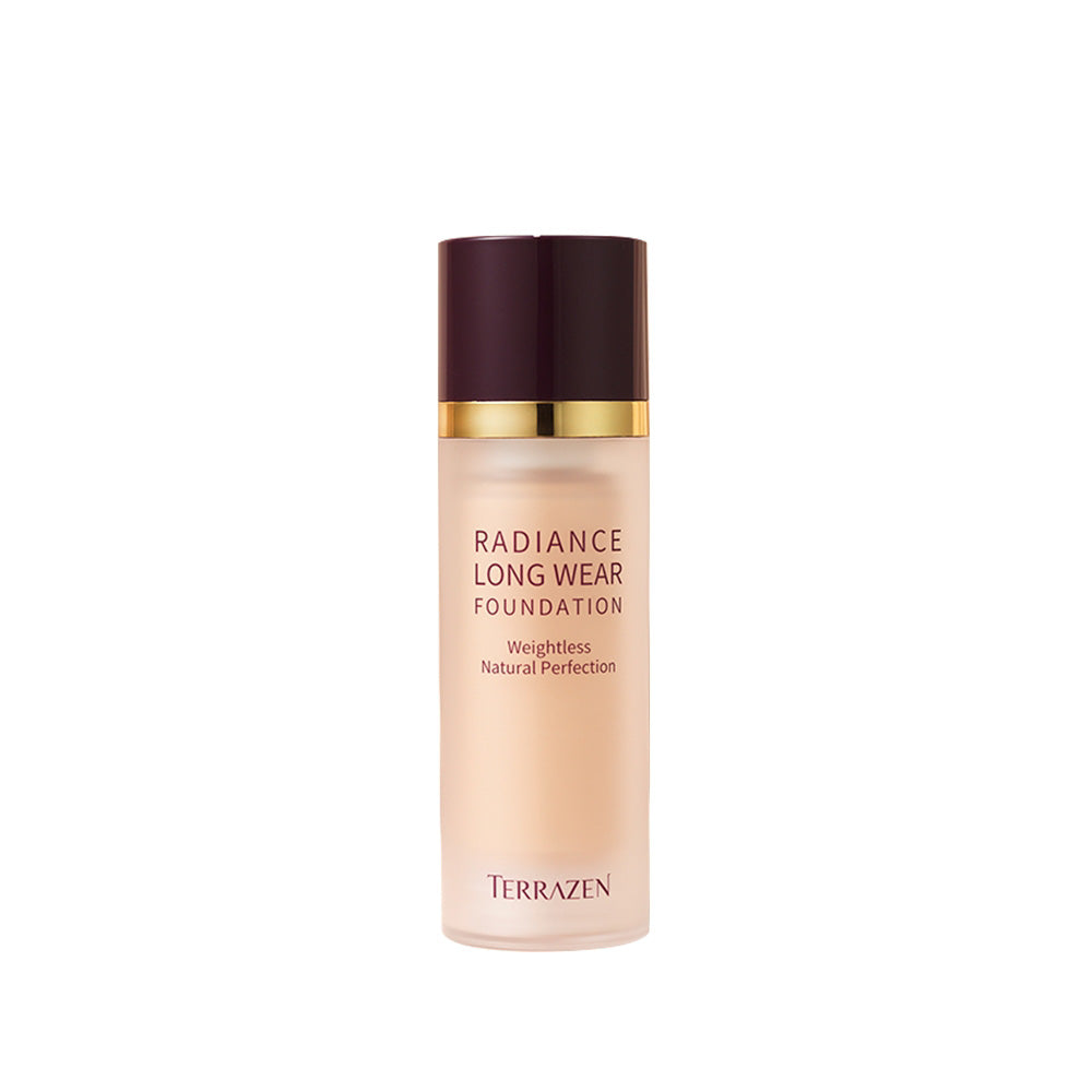 TERRAZEN Long Wear Foundation: Weightless, Buildable Coverage for a Flawless, Natural Radiance - Korean Beauty Makeup Must-Have (30ml)