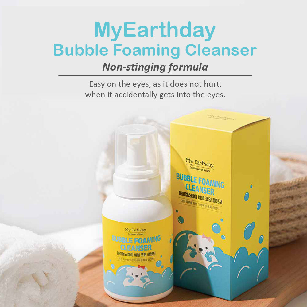 MyEarthday Bubble Foaming Cleanser formulated for Baby & Kids 300ml