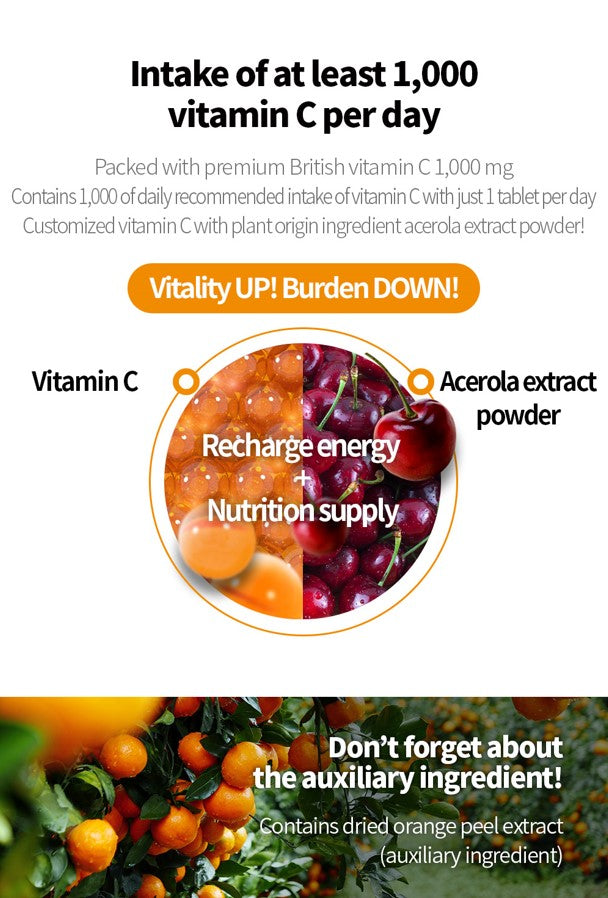 NOW FOODS Antioxidant Vitamin C-1,000 (1,200mg) 60 Tablets Immune Support