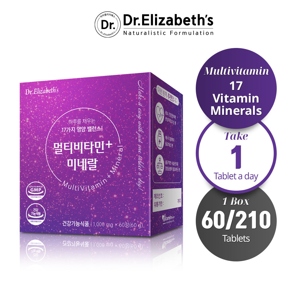 [Exp Date 01/24] Dr. Elizabeth's Multi-Vitamin with Minerals 1,000mg x 60 tablets for Complete Daily Nutritional Support