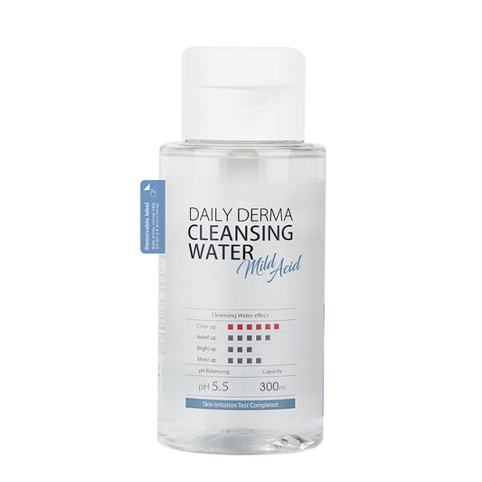 Nightingale Daily Derma Cleansing Water (Mild Acid) for Gentle and Effective Skin Cleansing 300ml
